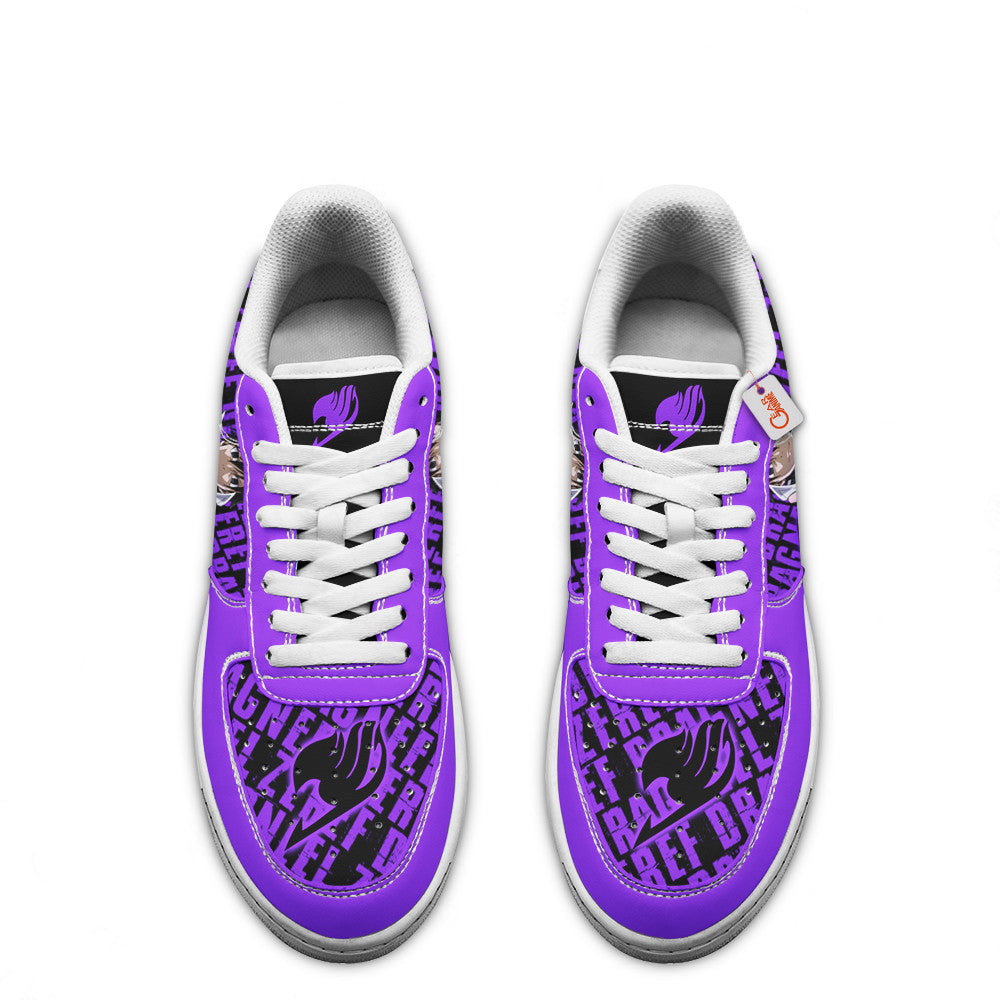 Baskets Anime Zeref Dragneel en Cuir Chaussures Basses Unisexes Anime Manga
