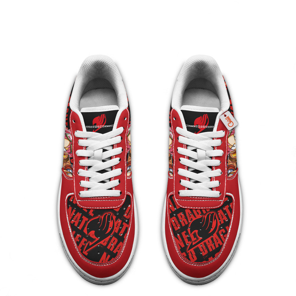 Baskets Anime Natsu Dragneel en Cuir Chaussures Basses Unisexes Anime Manga