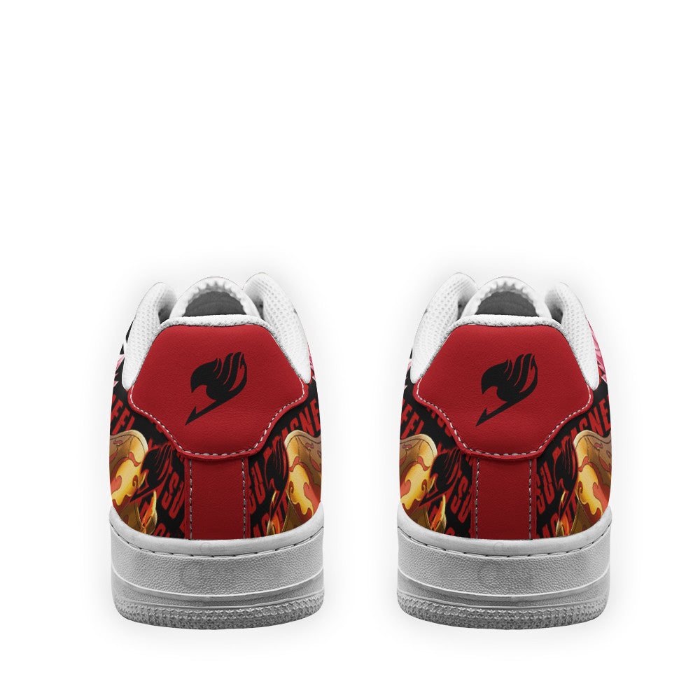Baskets Anime Natsu Dragneel en Cuir Chaussures Basses Unisexes Anime Manga