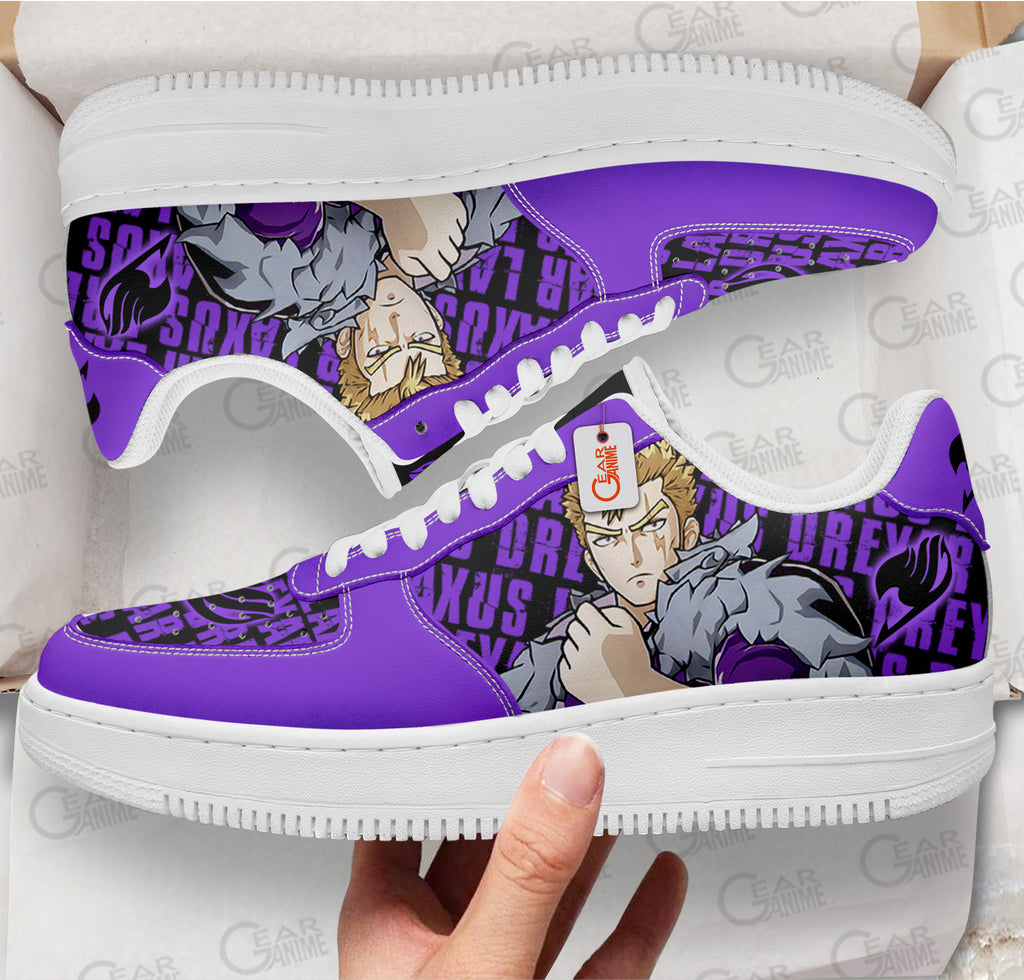 Baskets Anime Laxus Dreyar en Cuir Chaussures Basses Unisexes Anime Manga