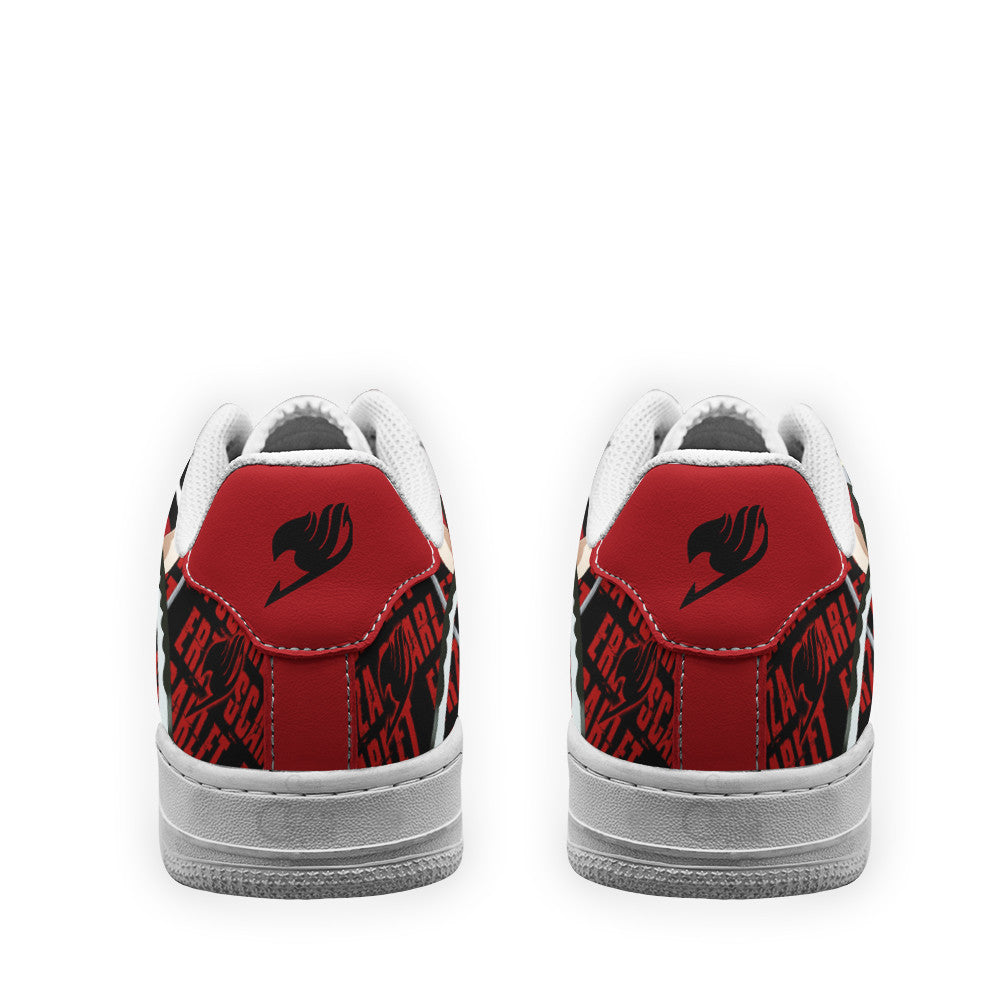 Baskets Anime Erza Scarlet en Cuir Chaussures Basses Unisexes Anime Manga