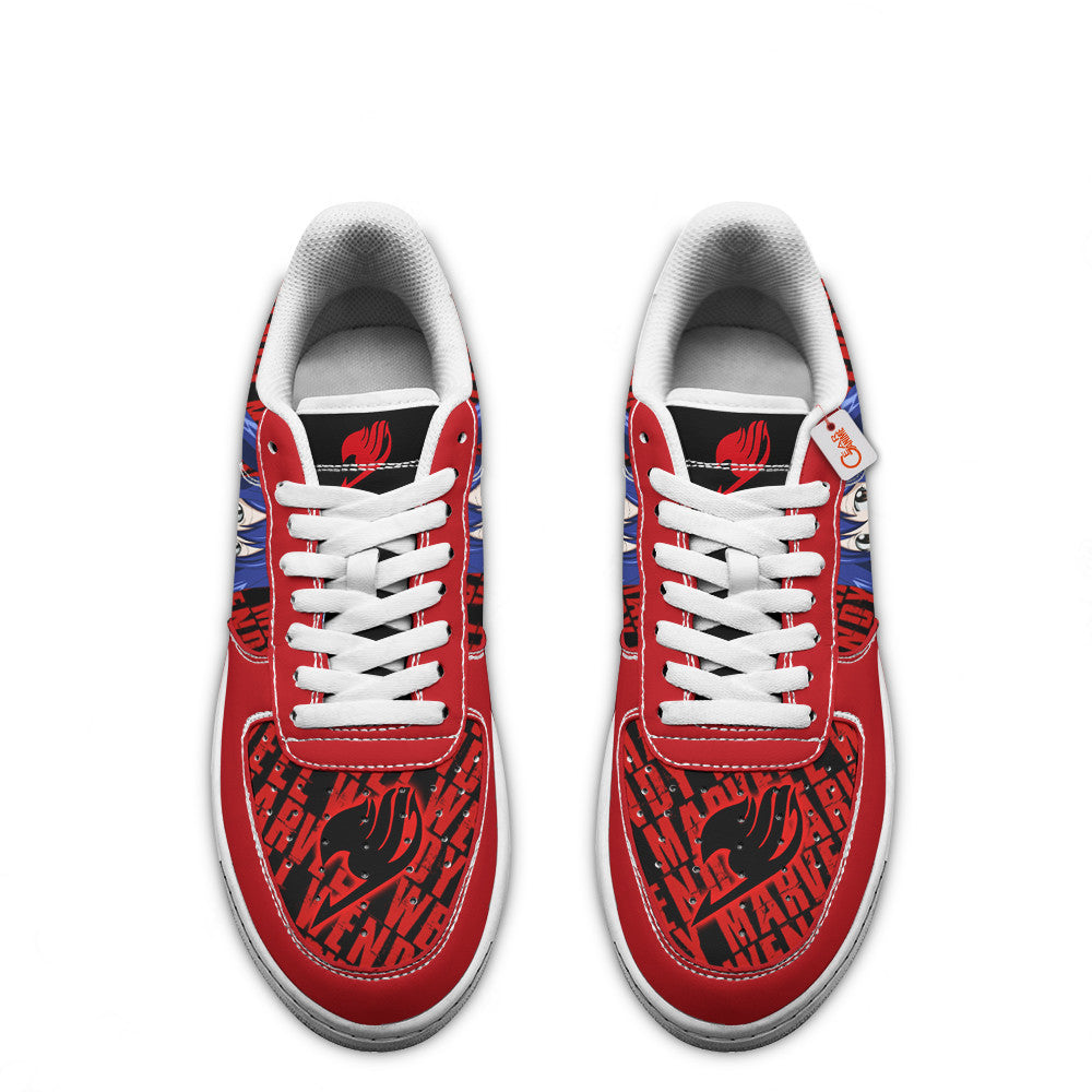 Baskets Anime Wendy Marvell en Cuir Chaussures Basses Unisexes Anime Manga