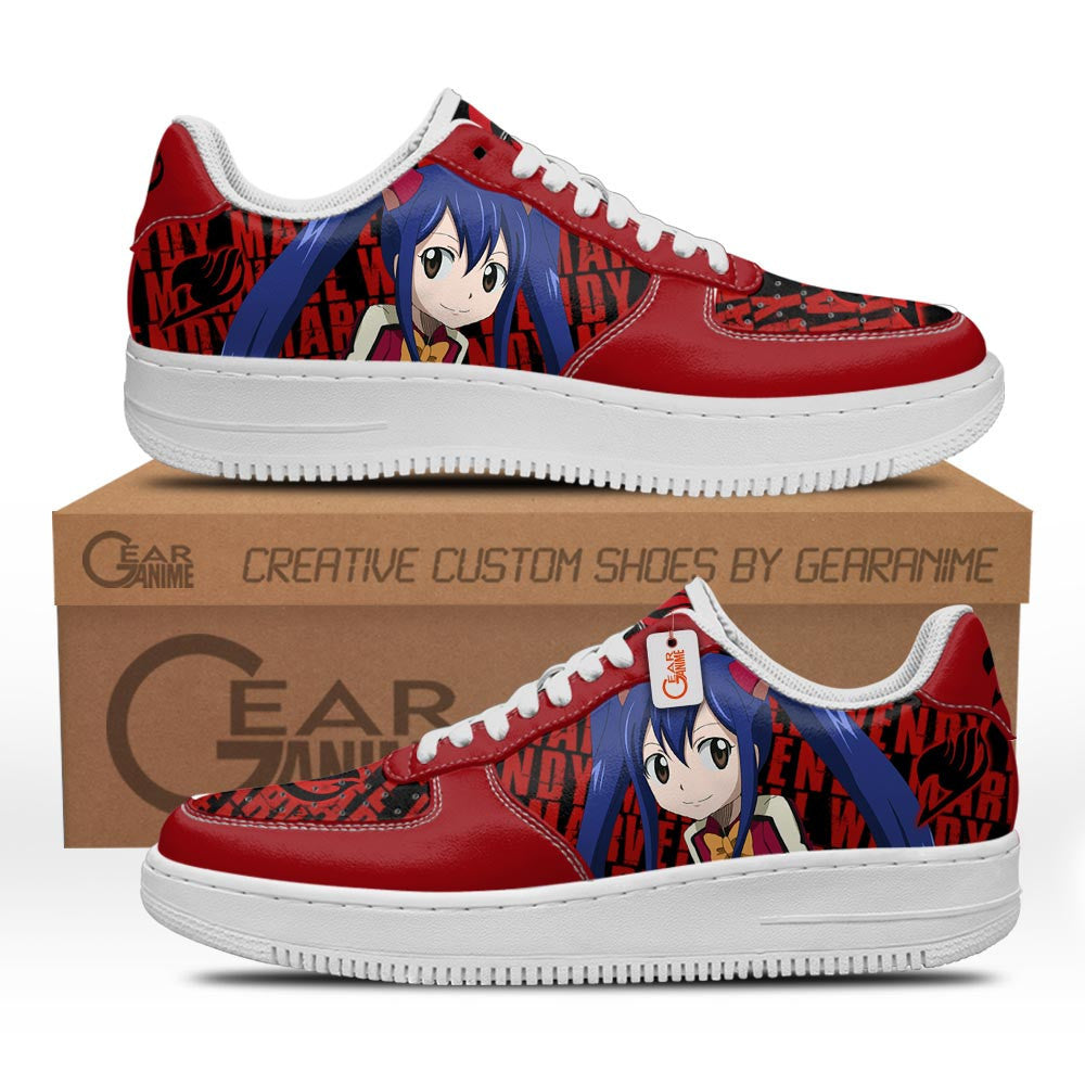 Baskets Anime Wendy Marvell en Cuir Chaussures Basses Unisexes Anime Manga