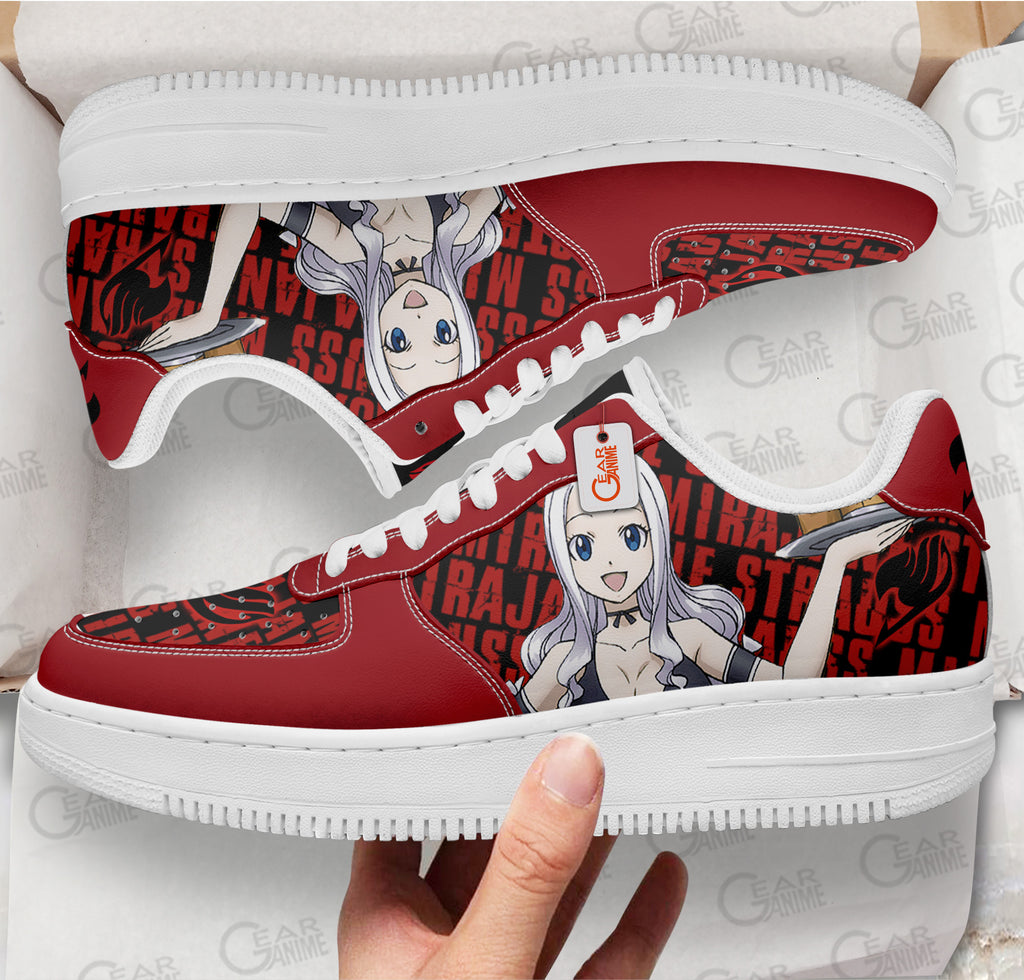 Baskets Anime Mirajane Strauss en Cuir Chaussures Basses Unisexes Anime Manga