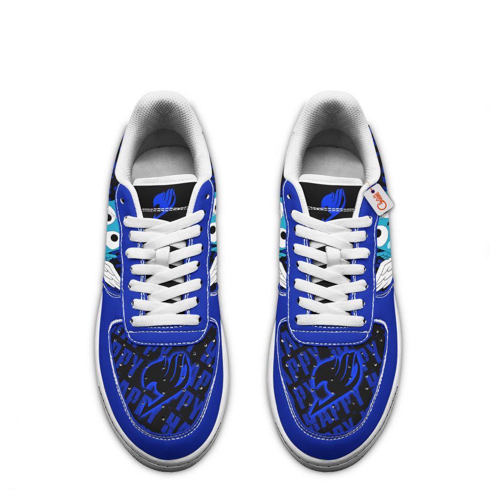 Baskets Anime Happy en Cuir Chaussures Basses Unisexes Anime Manga
