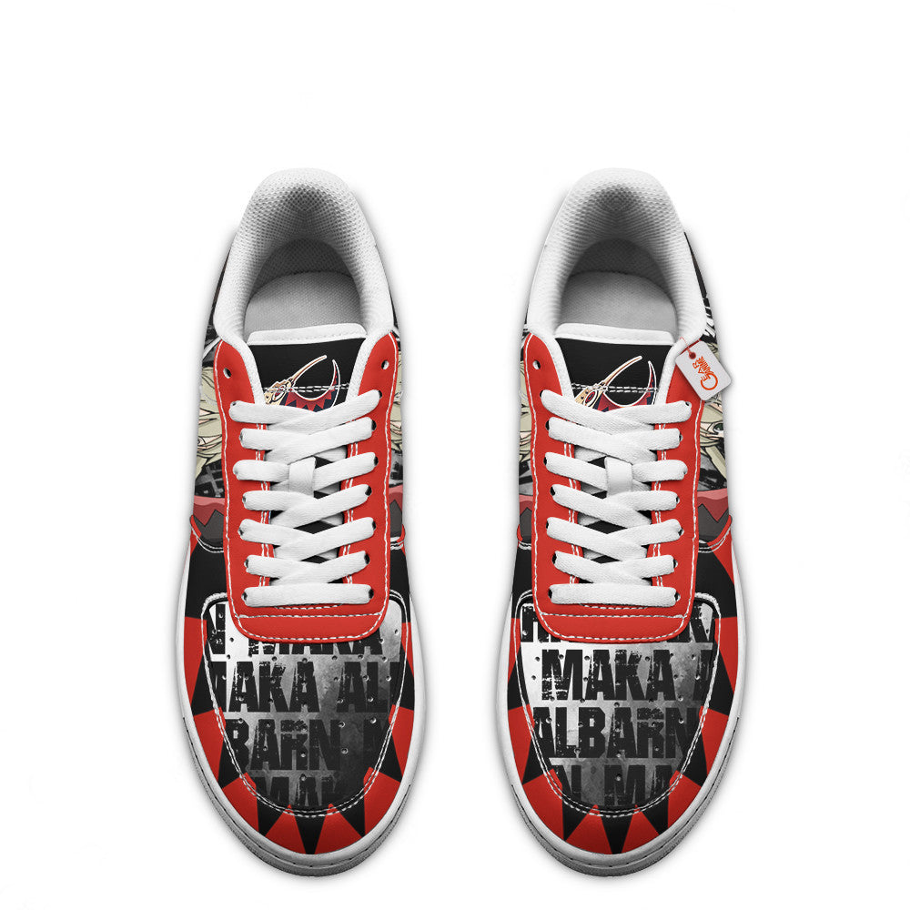 Baskets Anime Maka Albarn en Cuir Chaussures Basses Unisexes Anime Manga