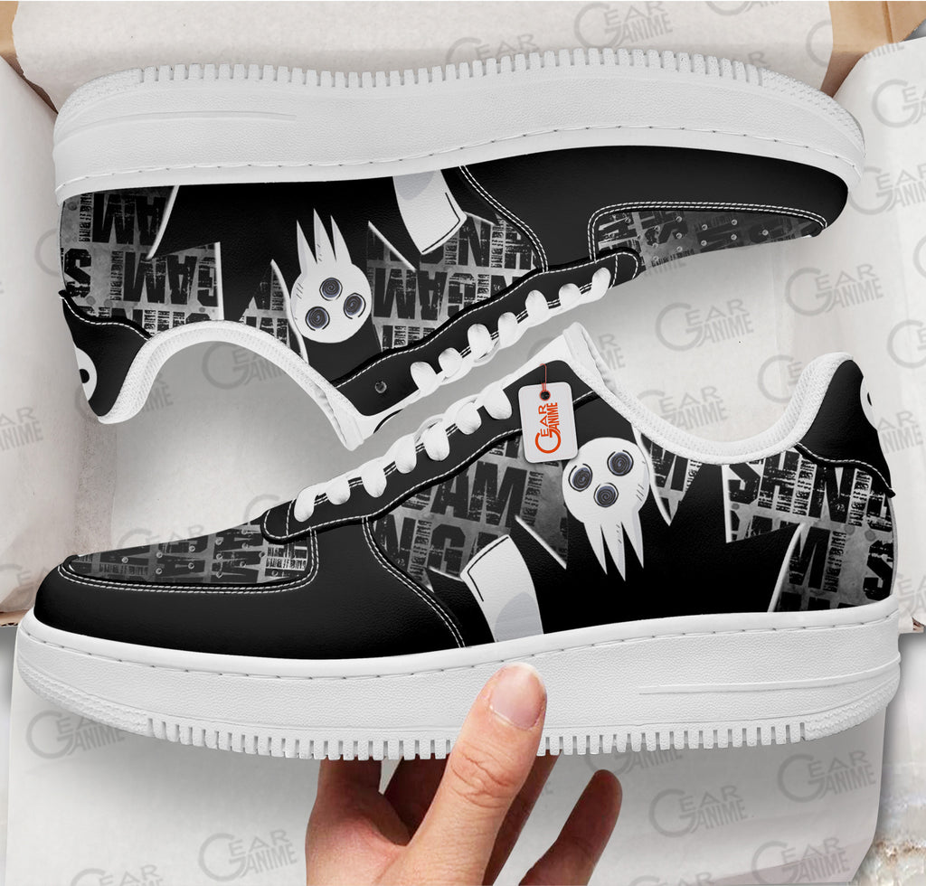 Baskets Anime Shinigami en Cuir Chaussures Basses Unisexes Anime Manga