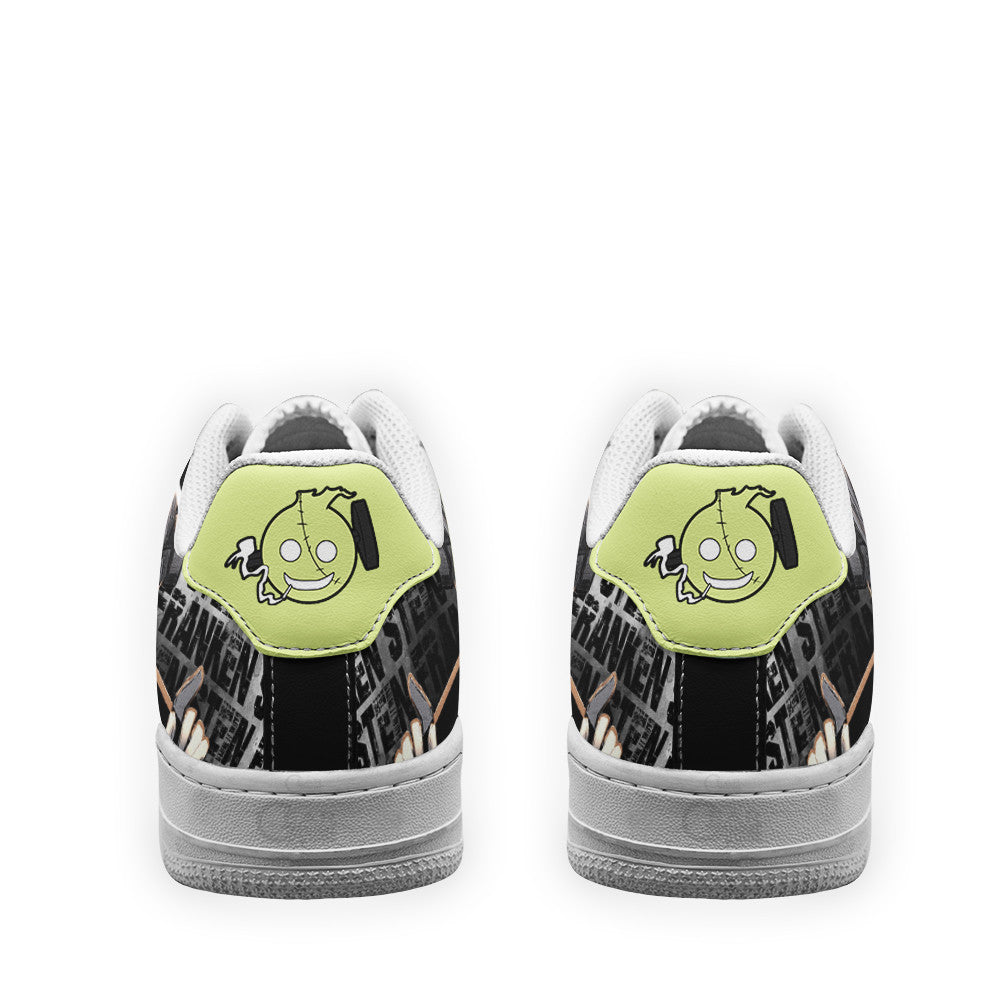 Baskets Anime Franken Stein en Cuir Chaussures Basses Unisexes Anime Manga