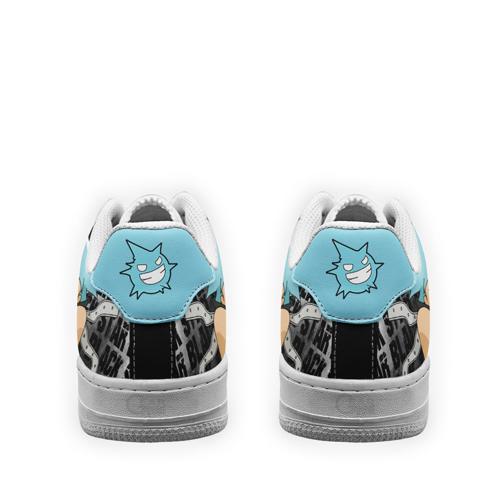 Baskets Anime Black Star en Cuir Chaussures Basses Unisexes Anime Manga
