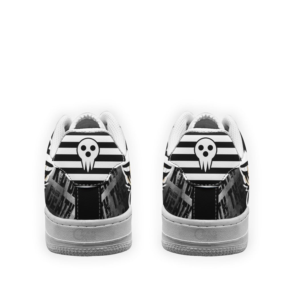 Baskets Anime Death the Kid en Cuir Chaussures Basses Unisexes Anime Manga