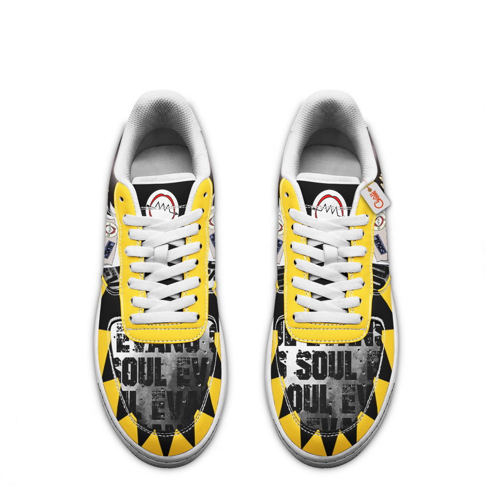 Baskets Anime Soul Evans en Cuir Chaussures Basses Unisexes Anime Manga