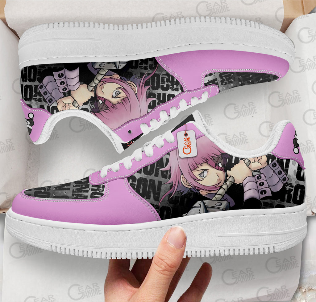 Baskets Anime Crona Gorgon en Cuir Chaussures Basses Unisexes Anime Manga