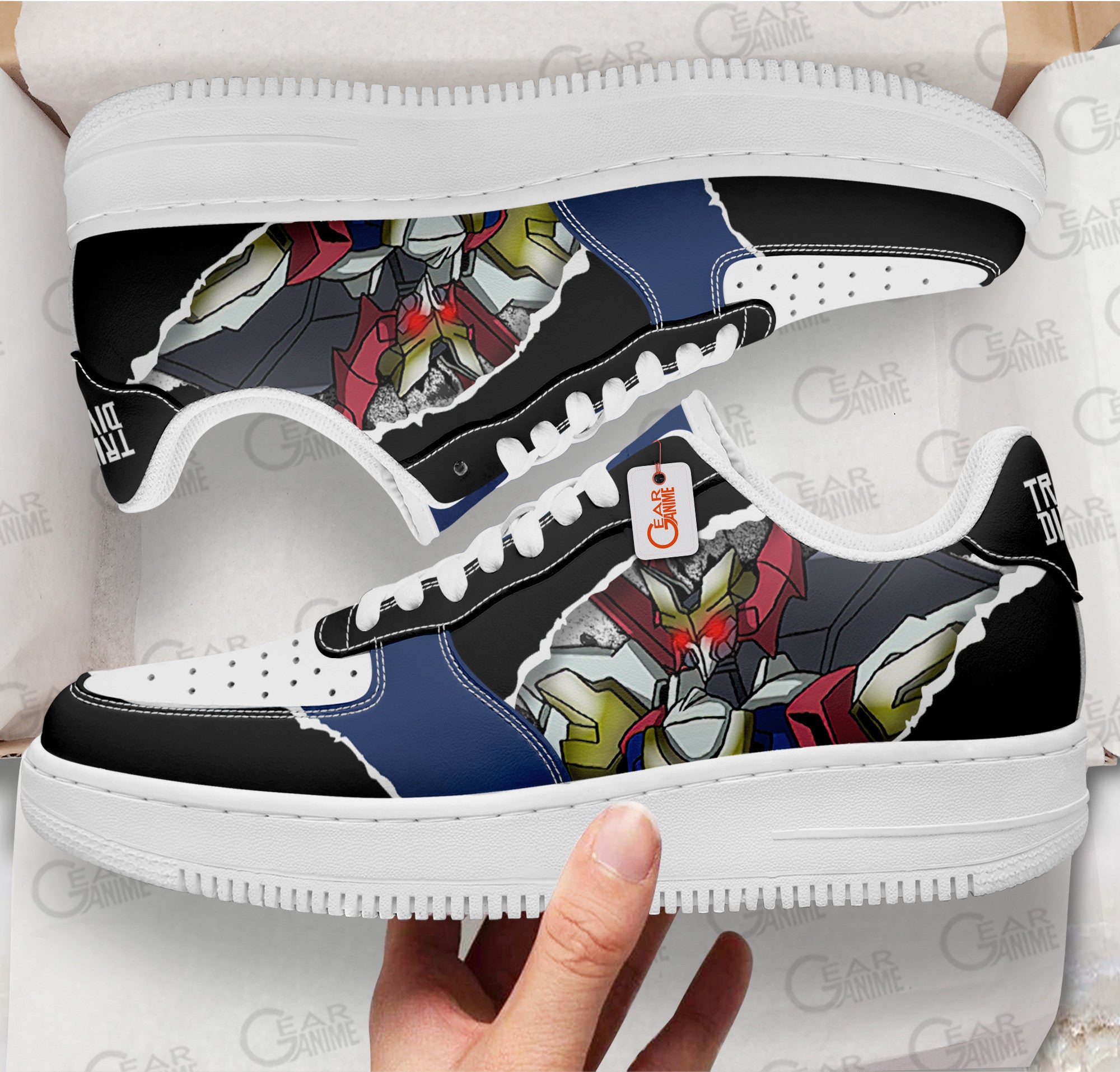 Baskets Anime Tristan Divider en Cuir Chaussures Basses Unisexes Anime Manga