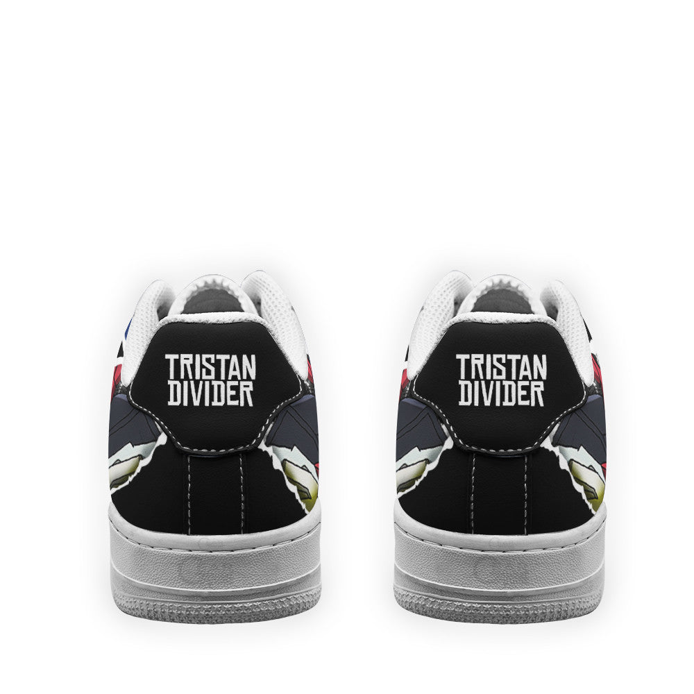 Baskets Anime Tristan Divider en Cuir Chaussures Basses Unisexes Anime Manga