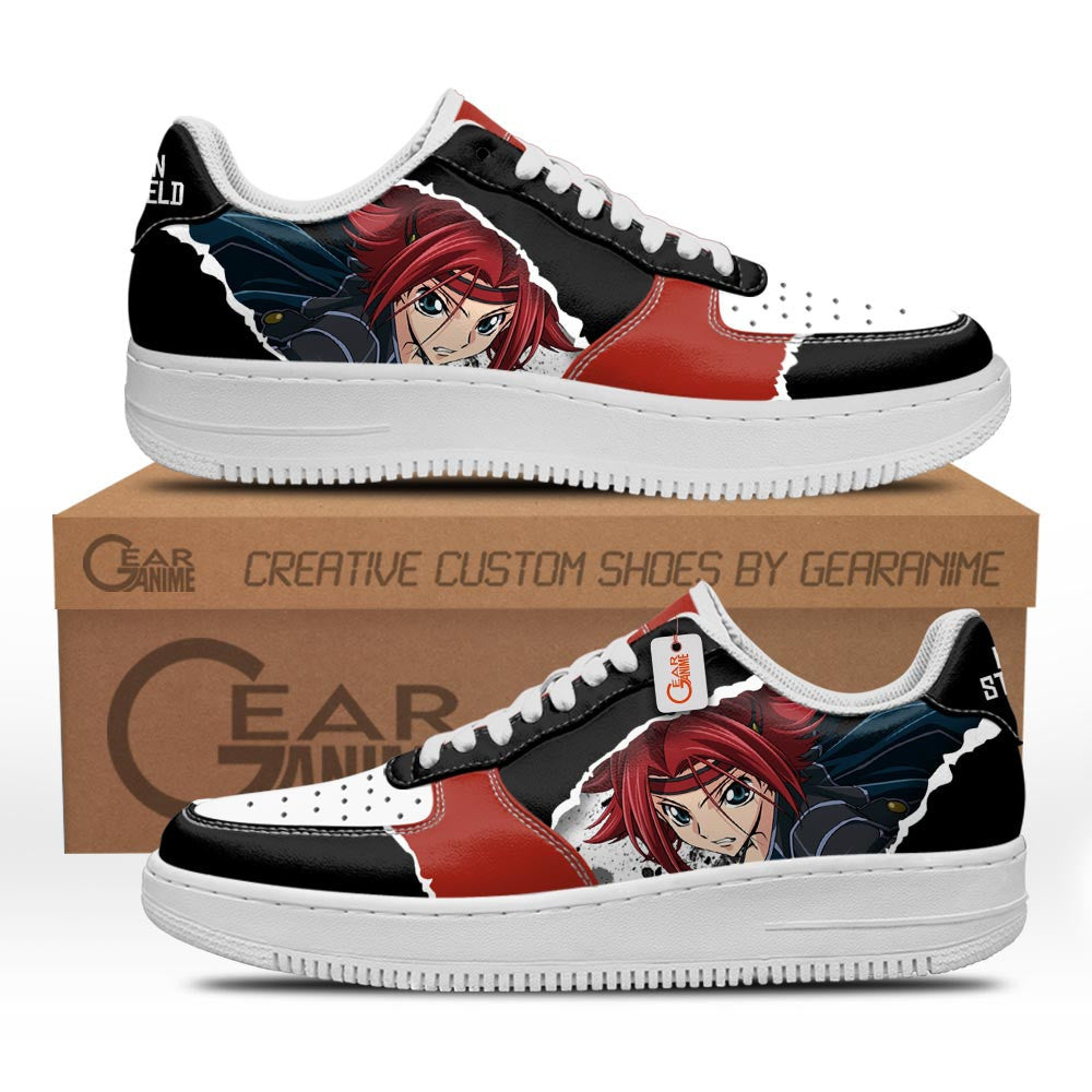 Baskets Anime Kallen Stadtfeld en Cuir Chaussures Basses Unisexes Anime Manga