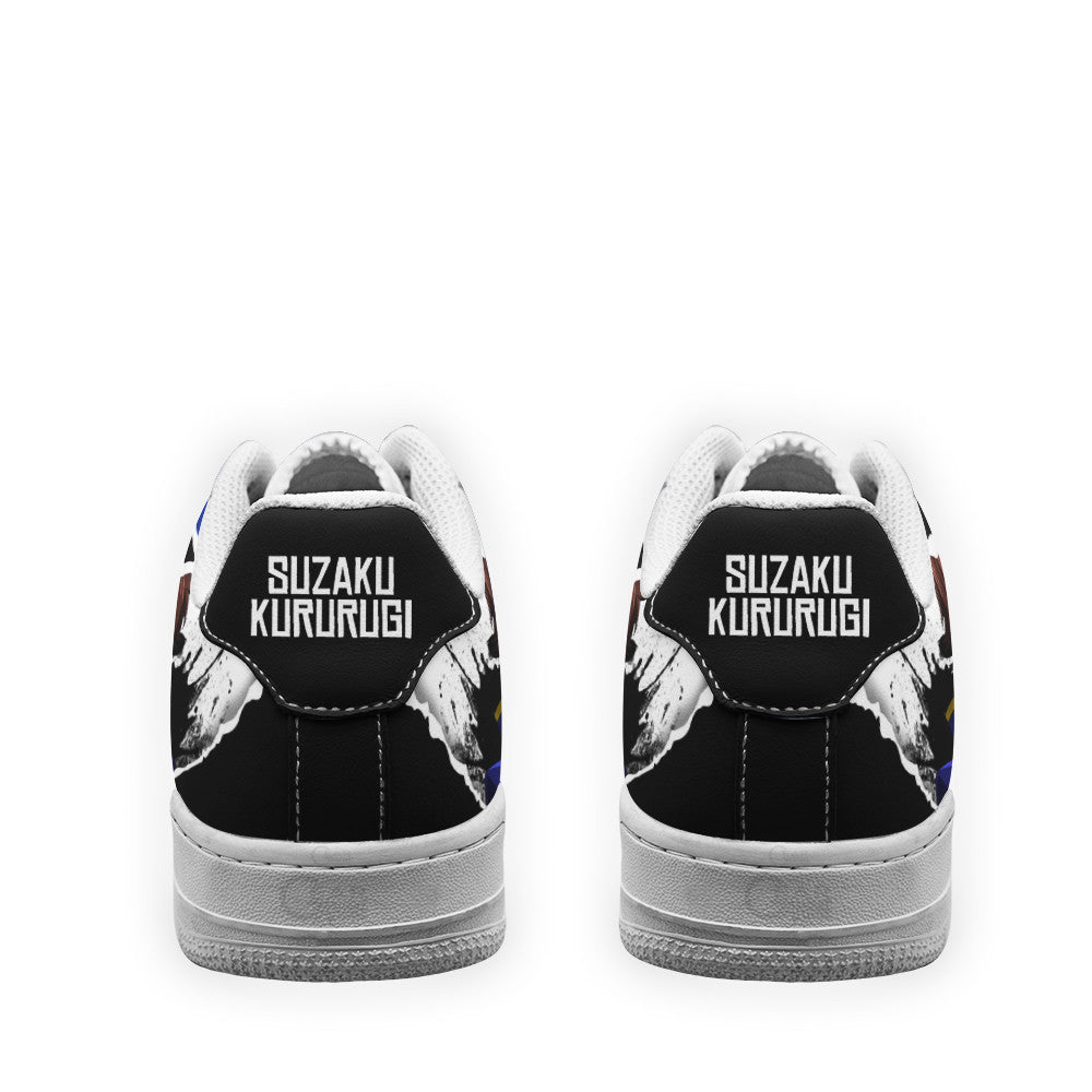 Baskets Anime Suzaku Kururugi en Cuir Chaussures Basses Unisexes Anime Manga