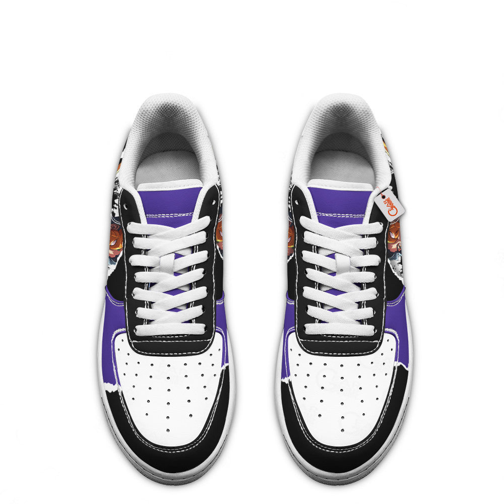 Baskets Anime Jeremiah Gottwald en Cuir Chaussures Basses Unisexes Anime Manga