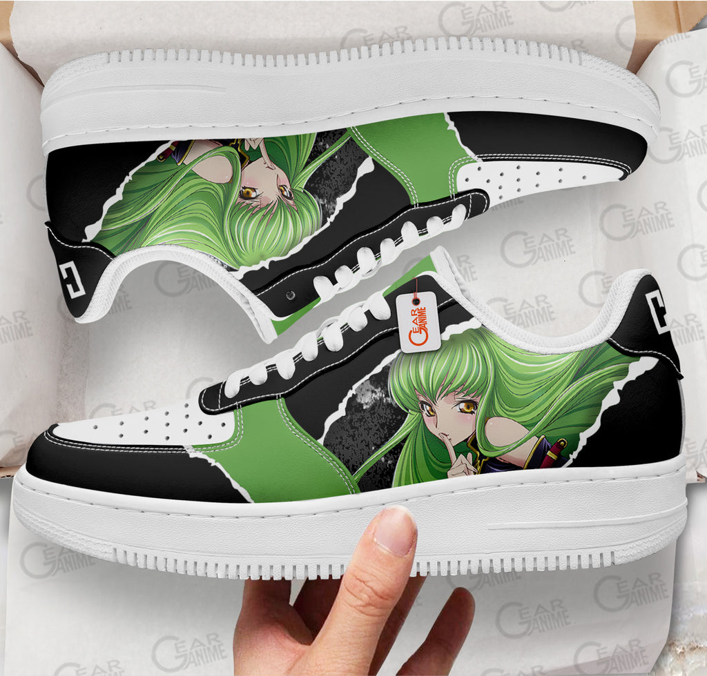 Baskets Anime C.C. en Cuir Chaussures Basses Unisexes Anime Manga