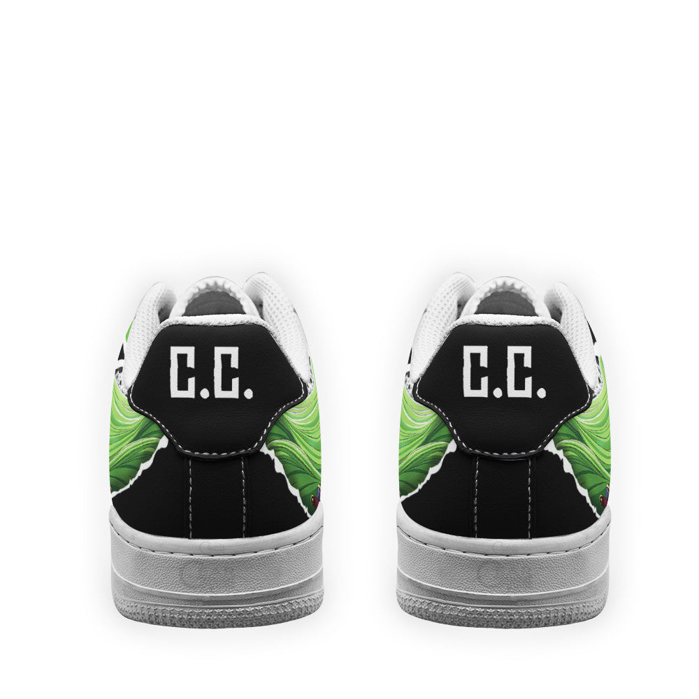 Baskets Anime C.C. en Cuir Chaussures Basses Unisexes Anime Manga
