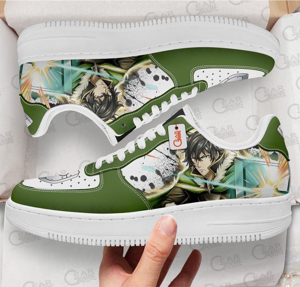 Baskets Anime Naofumi Iwatani Main Shield en Cuir Chaussures Basses Unisexes Anime Manga