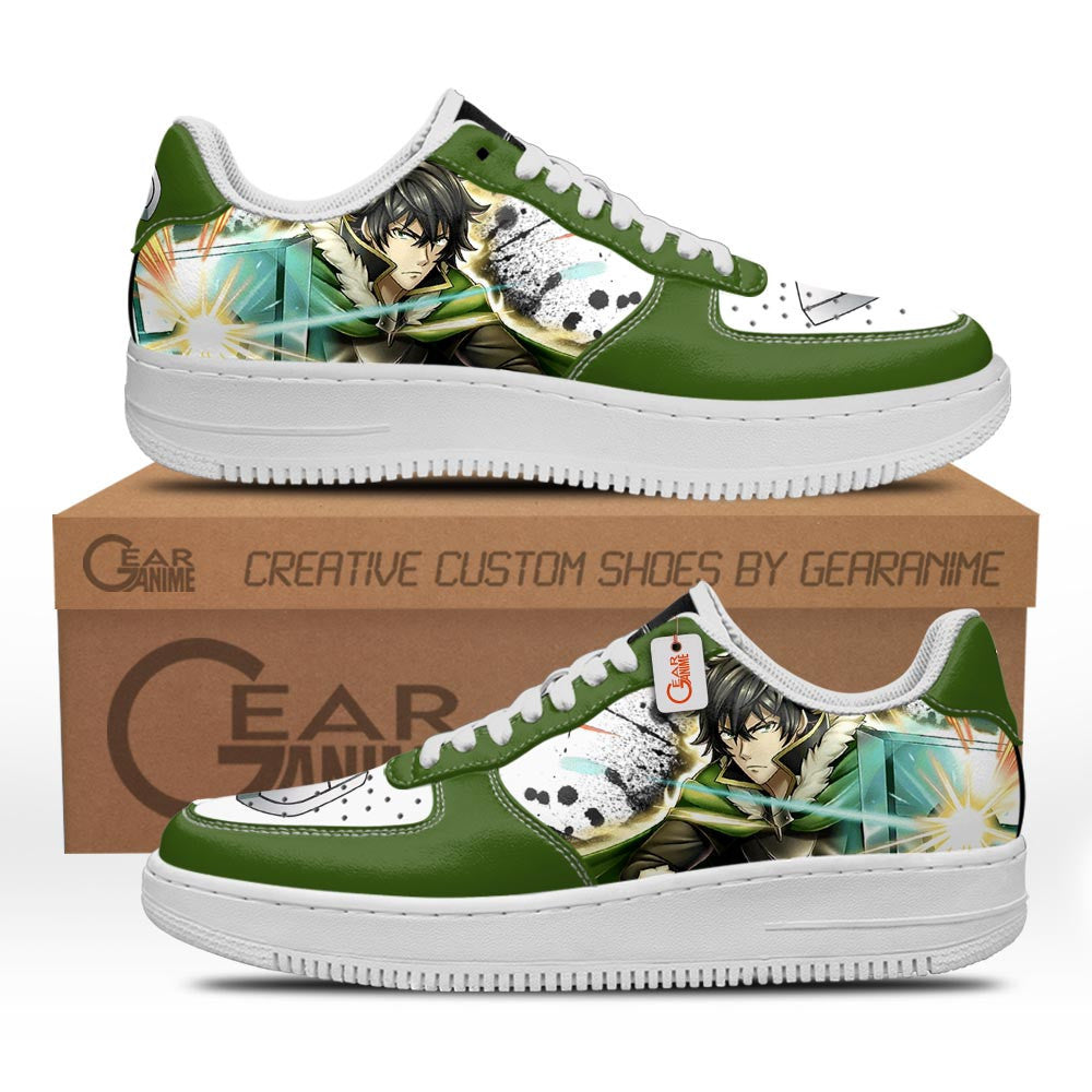 Baskets Anime Naofumi Iwatani Main Shield en Cuir Chaussures Basses Unisexes Anime Manga