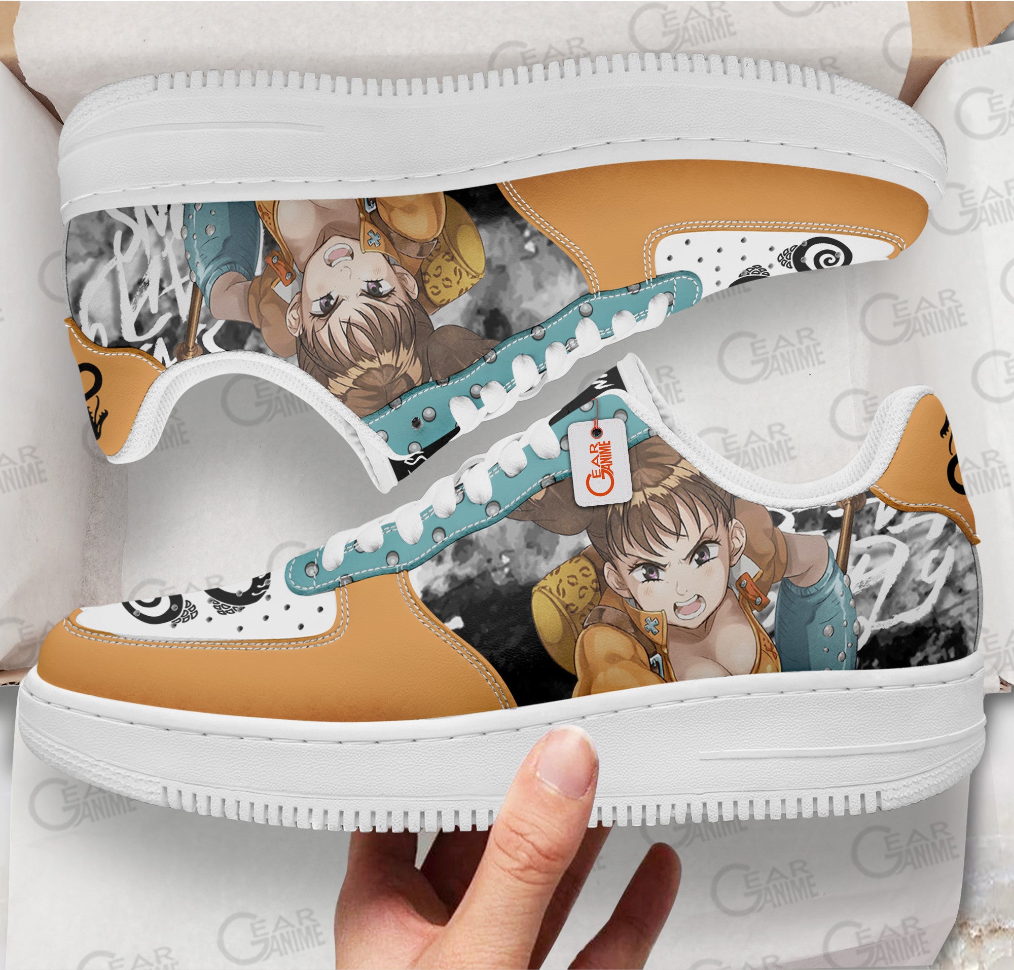 Baskets Anime Diane Serpent Sin of Envy en Cuir Chaussures Basses Unisexes Anime Manga