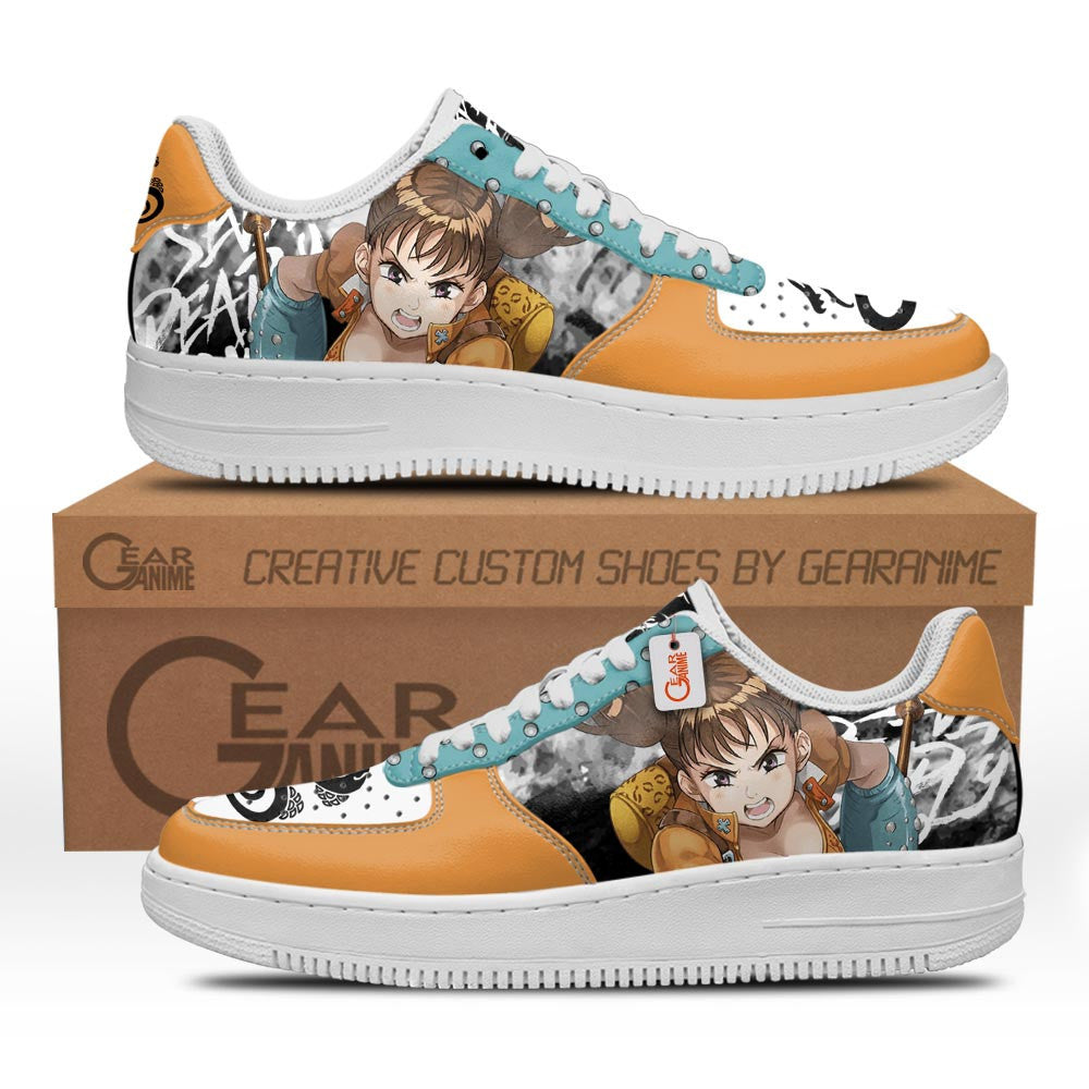 Baskets Anime Diane Serpent Sin of Envy en Cuir Chaussures Basses Unisexes Anime Manga
