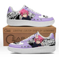 Baskets Anime Gowther Goat's Sin of Lust en Cuir Chaussures Basses Unisexes Anime Manga