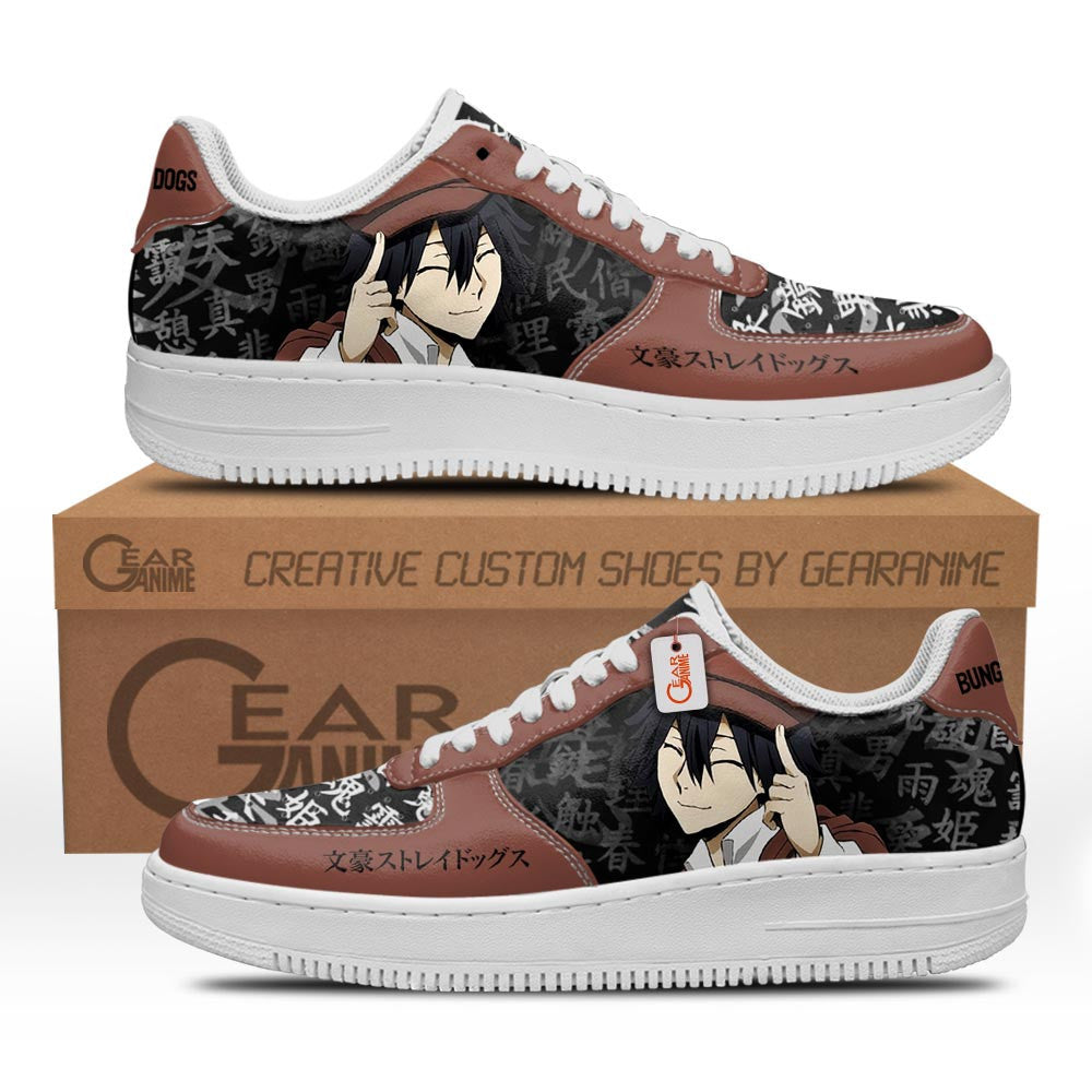 Baskets Anime Ranpo Edogawa en Cuir Chaussures Basses Unisexes Anime Manga