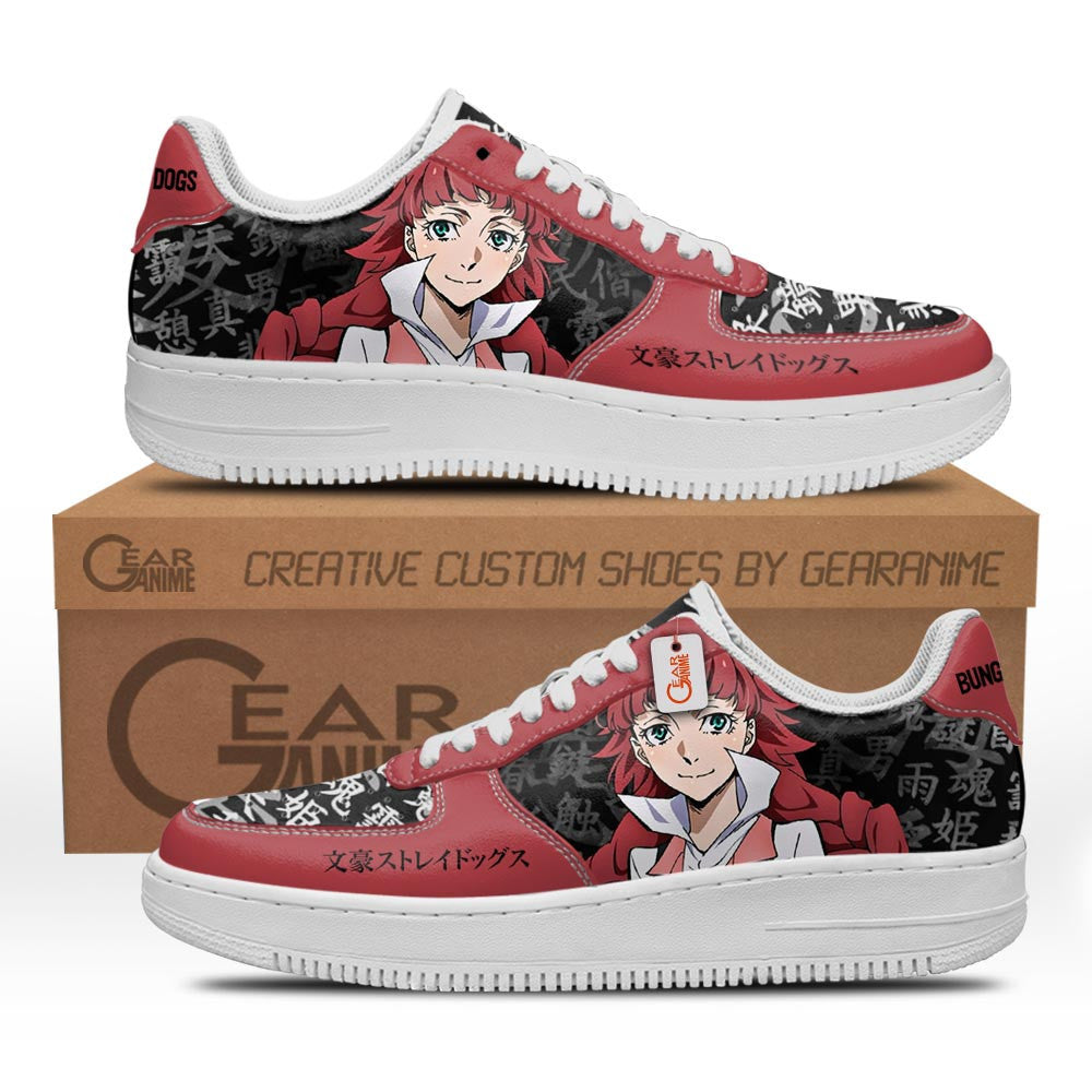 Baskets Anime Lucy Maud Montgomery en Cuir Chaussures Basses Unisexes Anime Manga
