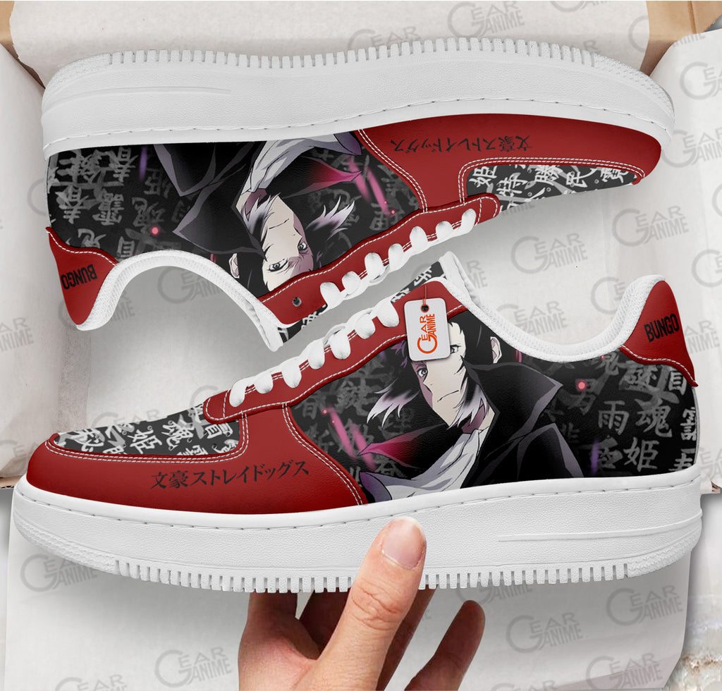 Baskets Anime Ryunosuke Akutagawa en Cuir Chaussures Basses Unisexes Anime Manga
