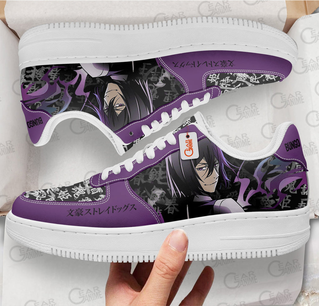 Baskets Anime Fyodor Dostoyevsky en Cuir Chaussures Basses Unisexes Anime Manga
