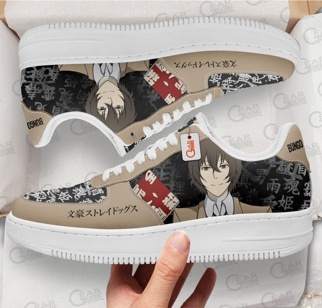 Baskets Anime Osamu Dazai en Cuir Chaussures Basses Unisexes Anime Manga