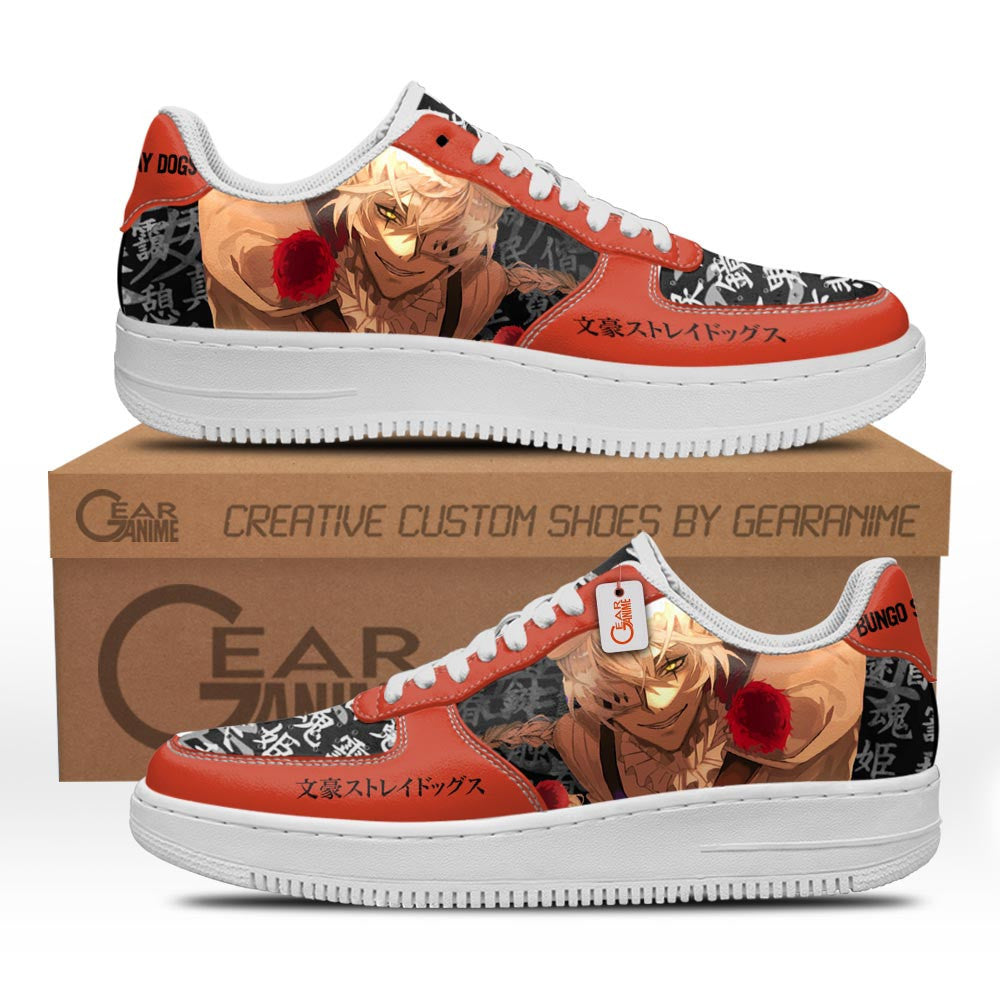Baskets Anime Nikolai Gogol en Cuir Chaussures Basses Unisexes Anime Manga