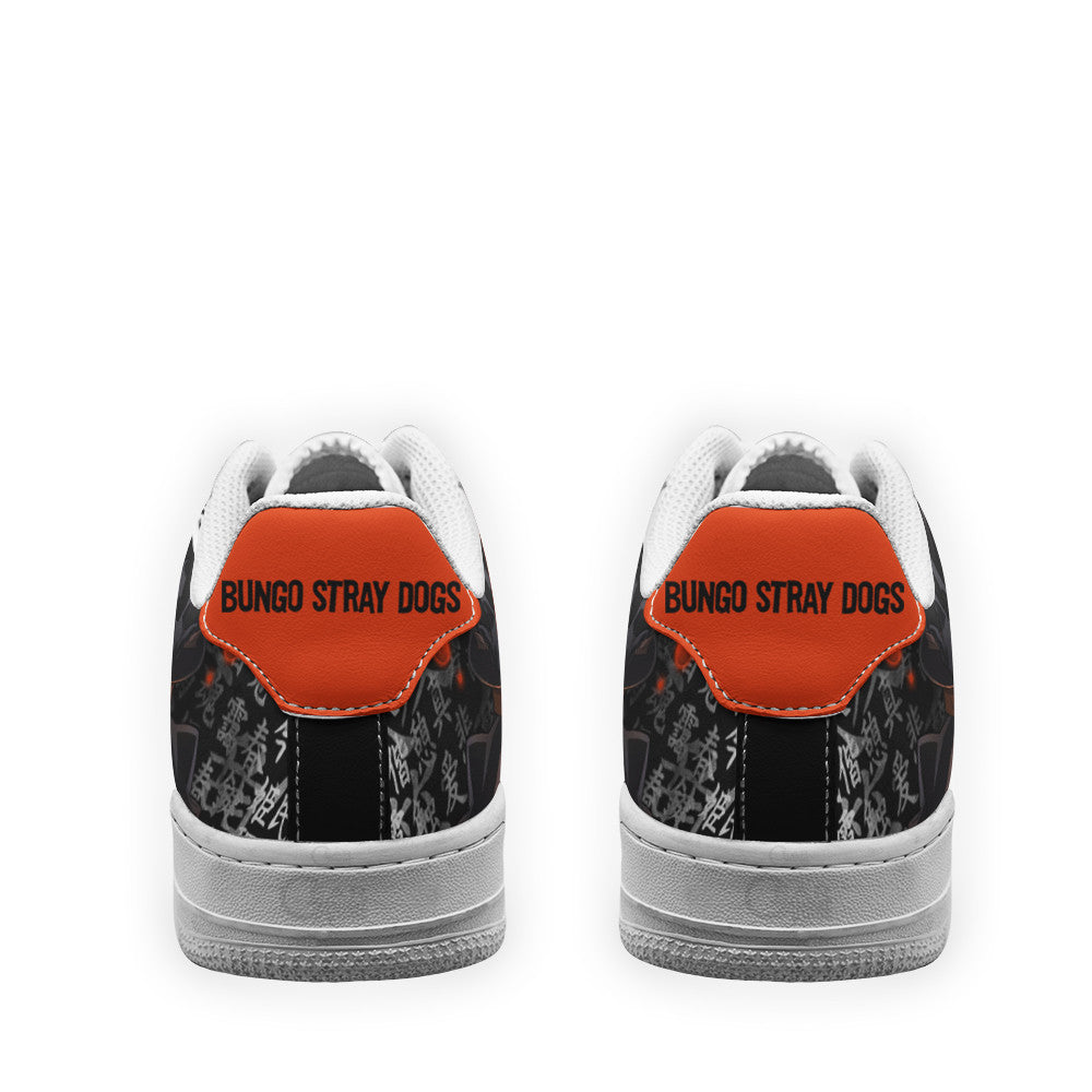 Baskets Anime Chuya Nakahara en Cuir Chaussures Basses Unisexes Anime Manga