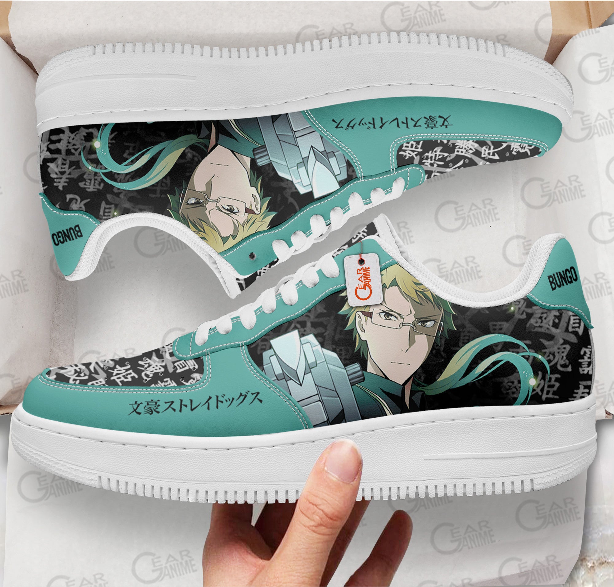Baskets Anime Doppo Kunikida en Cuir Chaussures Basses Unisexes Anime Manga