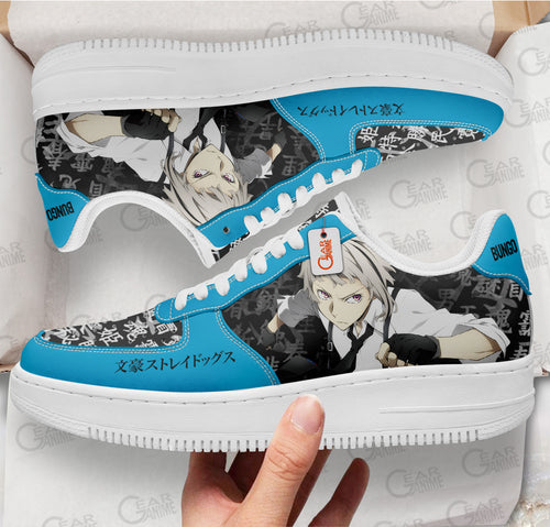 Baskets Anime Atsushi Nakajima en Cuir Chaussures Basses Unisexes Anime Manga