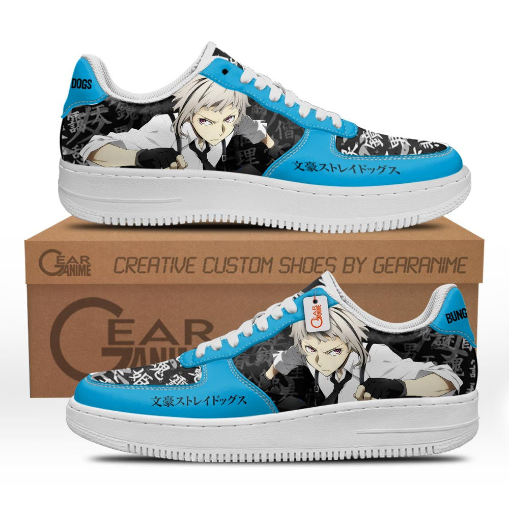 Baskets Anime Atsushi Nakajima en Cuir Chaussures Basses Unisexes Anime Manga