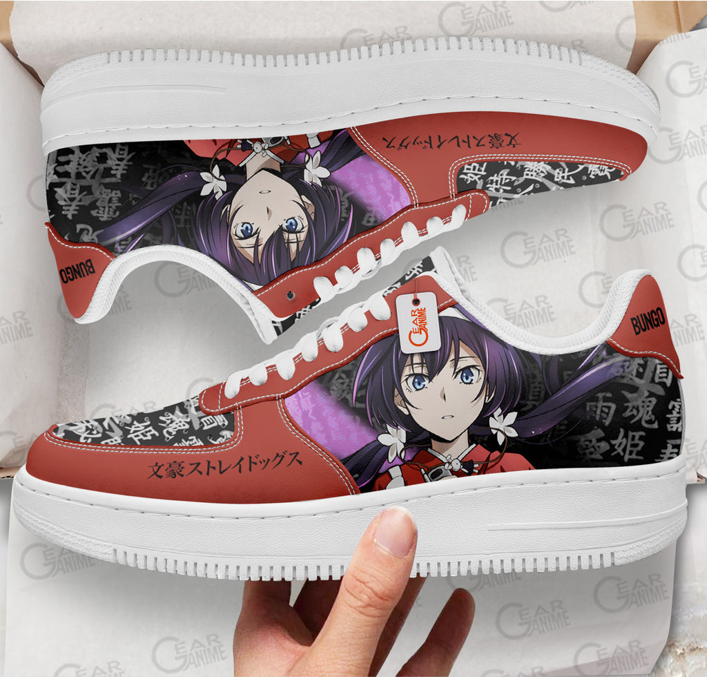 Baskets Anime Kyoka Izumi en Cuir Chaussures Basses Unisexes Anime Manga