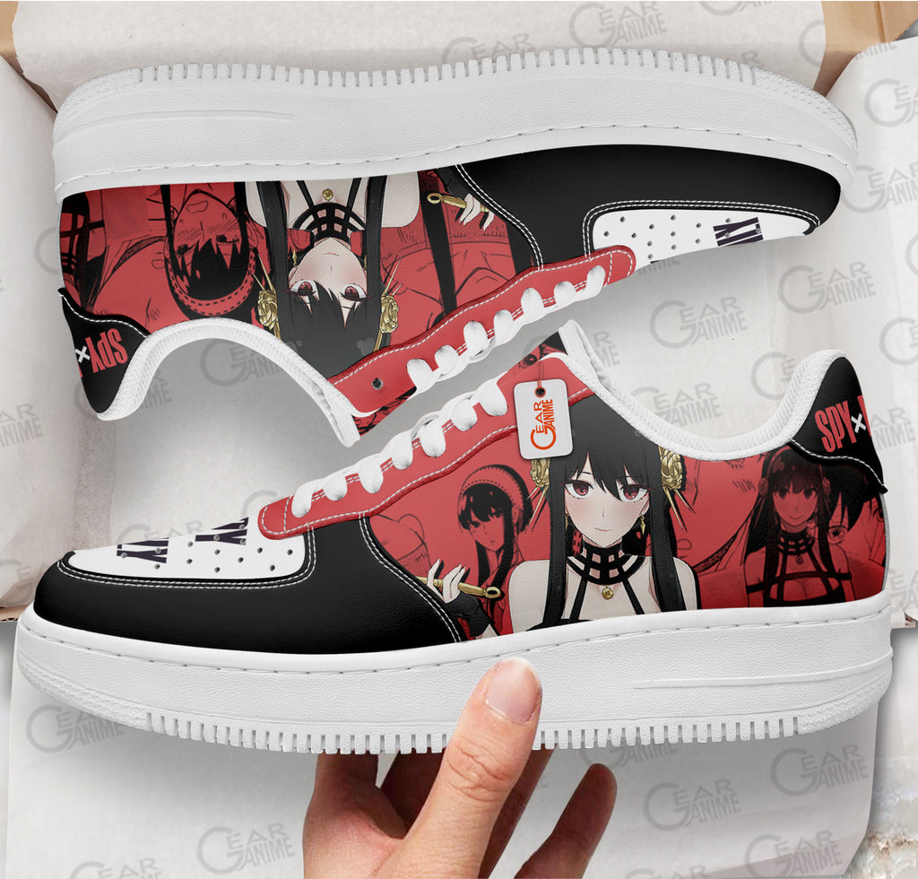 Baskets Anime Yor Forger en Cuir Chaussures Basses Unisexes Anime Manga