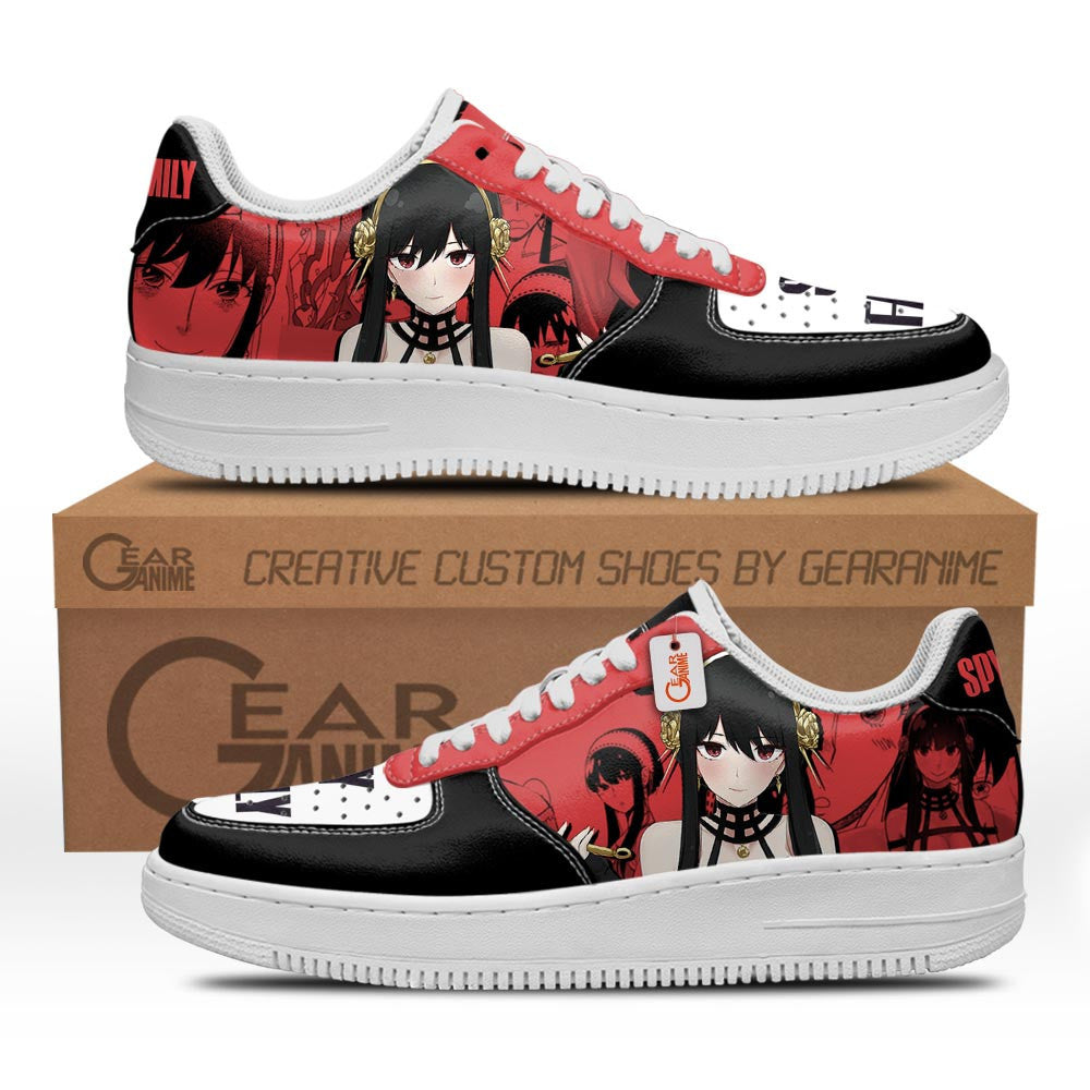 Baskets Anime Yor Forger en Cuir Chaussures Basses Unisexes Anime Manga