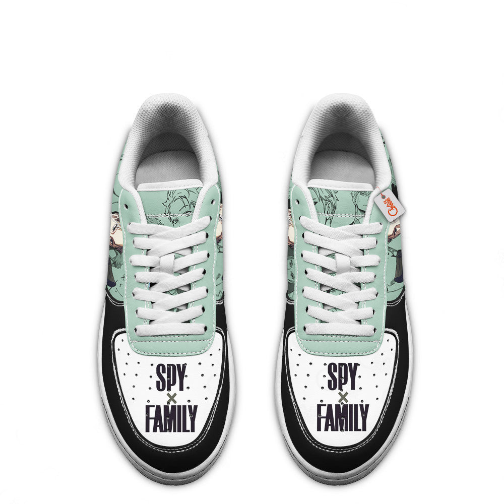 Baskets Anime Loid Forger en Cuir Chaussures Basses Unisexes Anime Manga