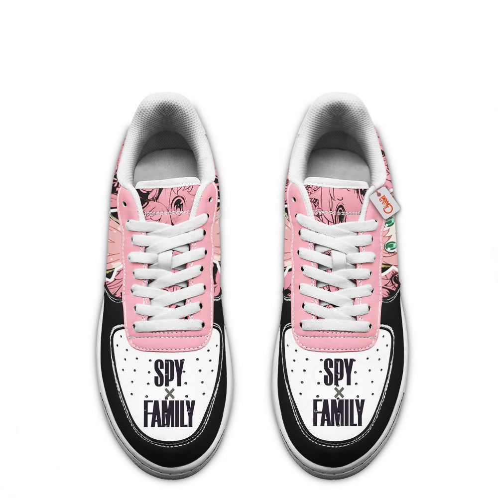 Baskets Anime Anya Forger en Cuir Chaussures Basses Unisexes Anime Manga
