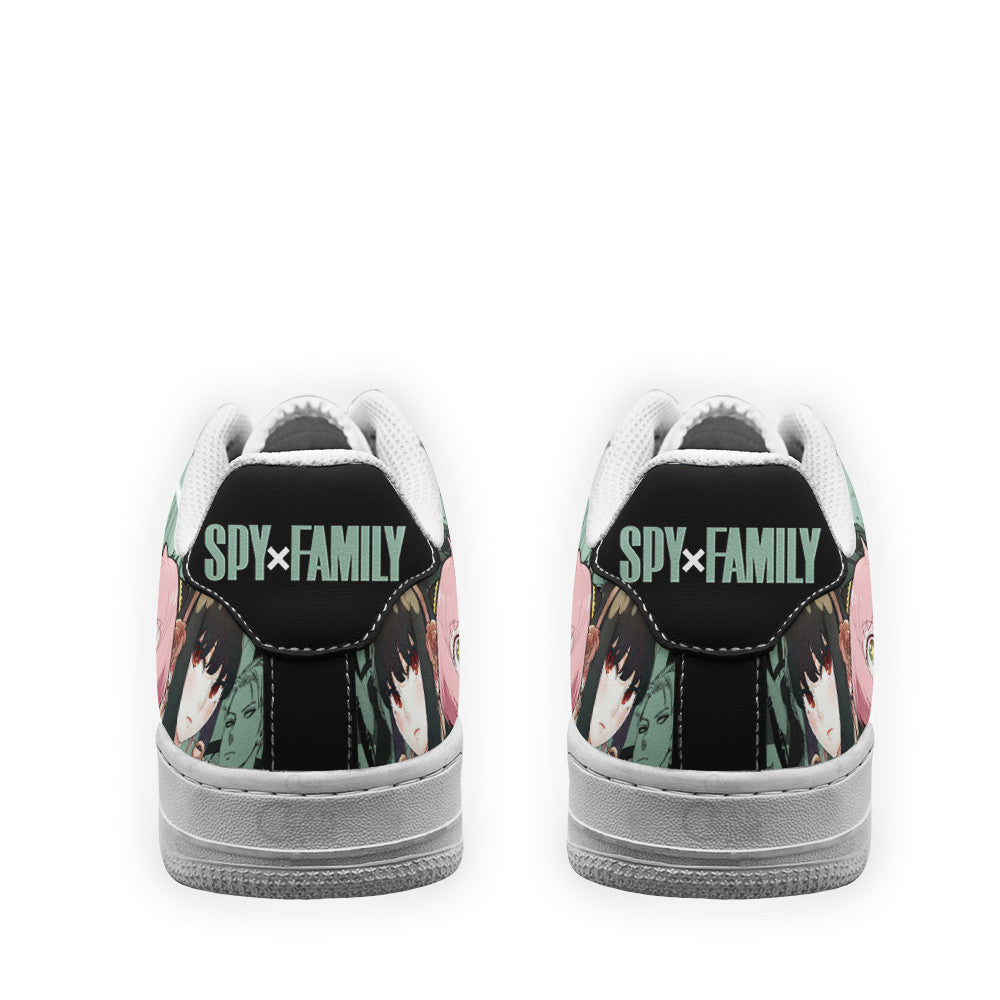 Baskets Anime Forger Family en Cuir Chaussures Basses Unisexes Anime Manga
