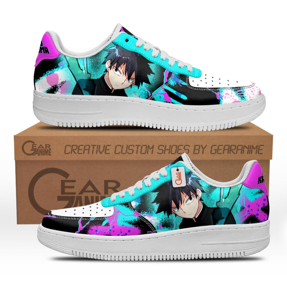 Baskets Anime Ritsu Kageyama en Cuir Chaussures Basses Unisexes Anime Manga