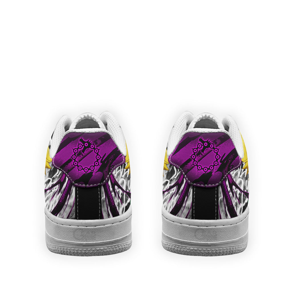 Baskets Anime Meliodas Dragon's Sin of Wrath en Cuir Chaussures Basses Unisexes Anime Manga