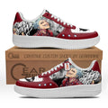 Baskets Anime Ban Fox's Sin of Greed en Cuir Chaussures Basses Unisexes Anime Manga