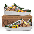 Baskets Anime Escanor Lion's Sin of Pride en Cuir Chaussures Basses Unisexes Anime Manga