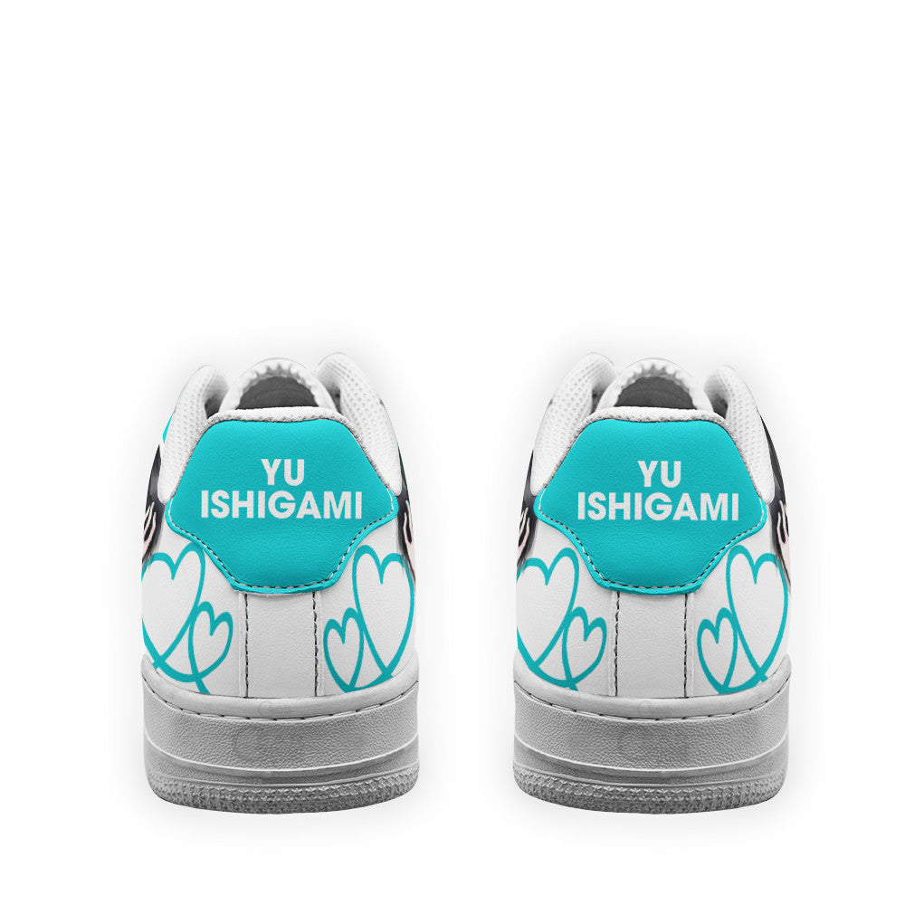 Baskets Anime Yu Ishigami en Cuir Chaussures Basses Unisexes Anime Manga