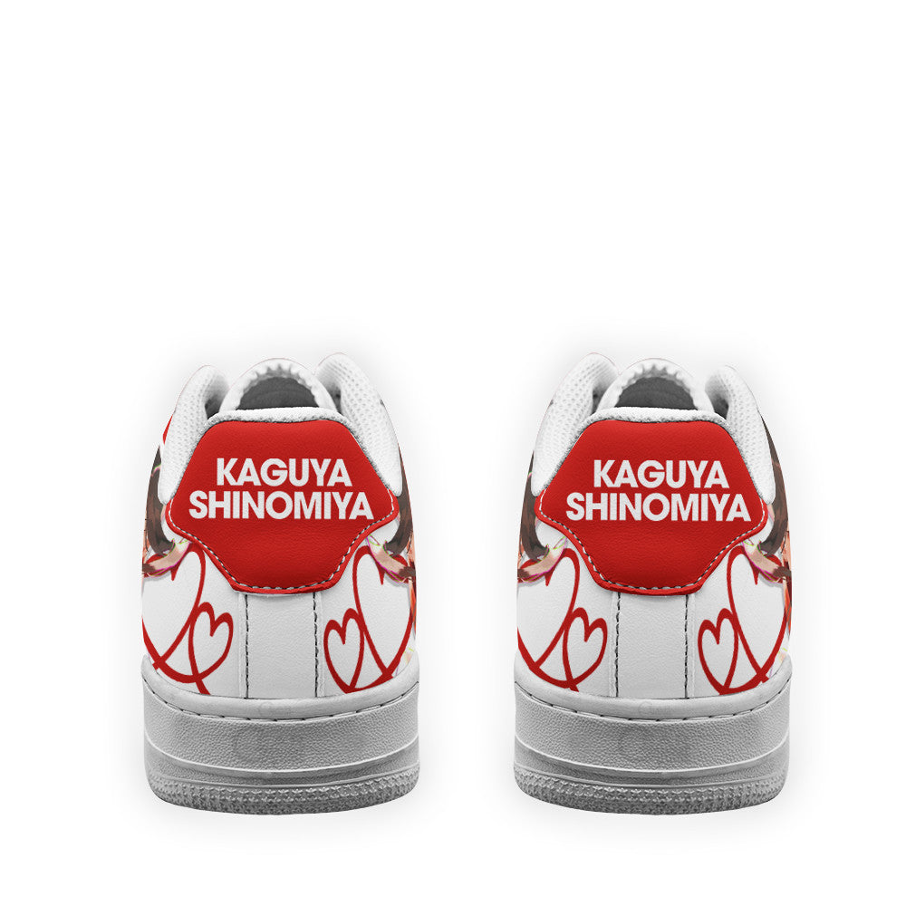 Baskets Anime Kaguya Shinomiya en Cuir Chaussures Basses Unisexes Anime Manga